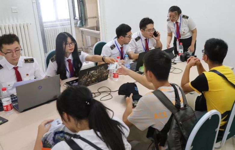 Participants from China training for the Qualification Round